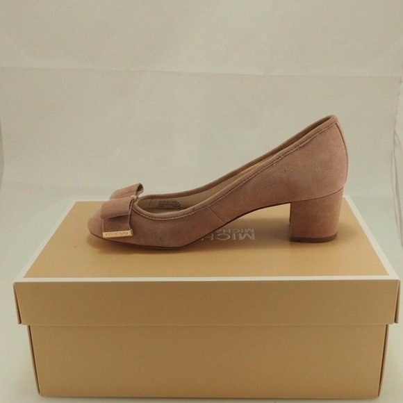 Michael Kors Kiera Bow Mid Pump Shoes 8.5 NEW IN BOX - Picture 2 of 6
